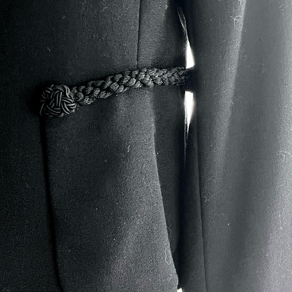 Carlisle Women Evening Jacket SZ 6 Wool Tassels Formal Classic Luxury Statement - Picture 6 of 14